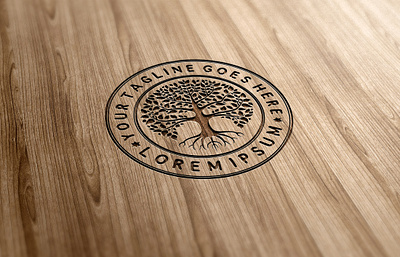 Stamp Seal Emblem Oak Banyan Maple Logo Design badge banyan black charity circle emblem family forest foundation health human leaf life logo nature oak root seal tree vector