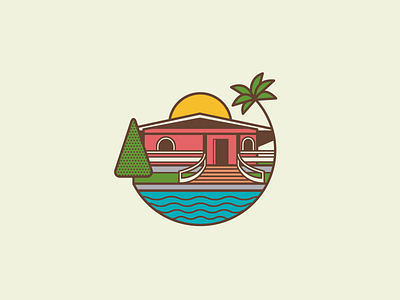 Villa de Ensueño branding cottage flat isotype logo