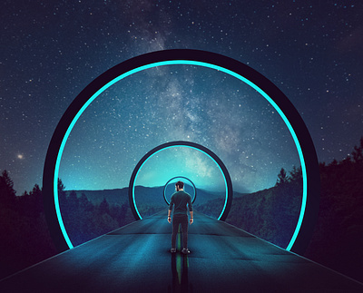 "The Circular Road" ❤ artwork design photo manip photo manipulation photography photoshop art