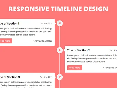 Responsive Vertical Timeline Design using only HTML & CSS responsive timeline css responsive vertical timeline css timeline css vertical timeline css vertical timeline design