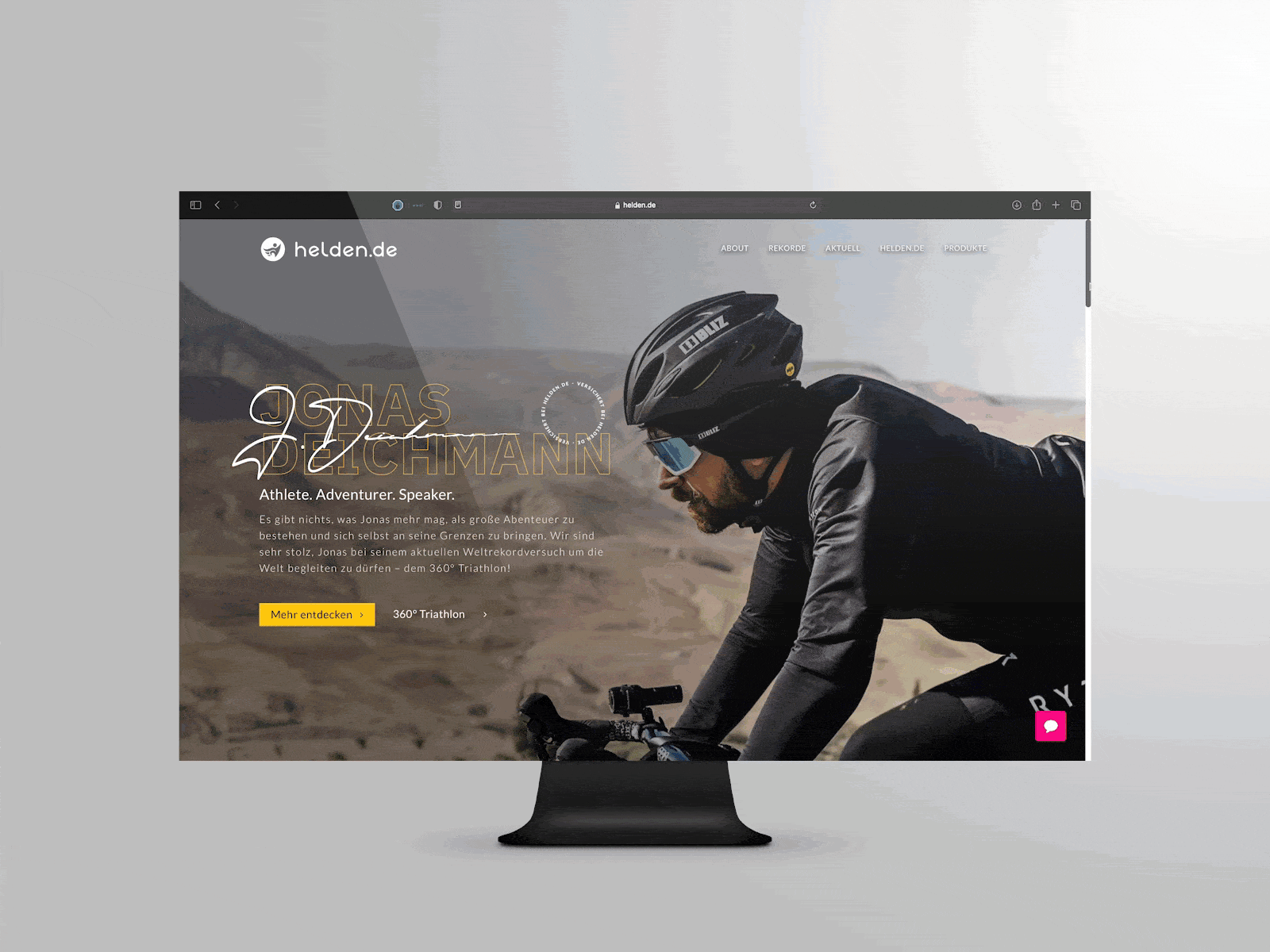 jonas deichmann — landingpage landingpage portfolio web web design website website design