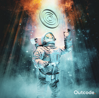 Space Themed Promo Content branding creative design design graphicdesign illustration photoshop