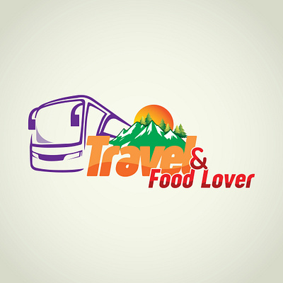 Travel Food Lover Logo design illustration logo logo design vector