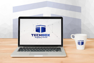 TECHBOX LOGO MOCKUP brand branding design graphic design illustration logo vector