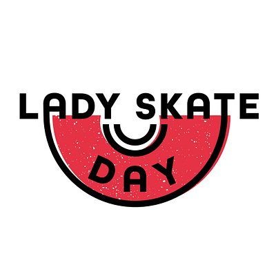 Lady Skate Day branding design identity logo typography