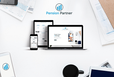 Pension Partner Website branding business colour corporate design design website design