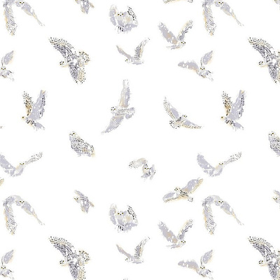 Snowy owl pattern owl pattern repeating pattern snow