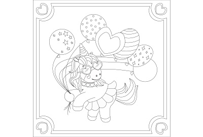 children's coloring unicorn childrens book childrens illustration coloring coloring book coloring page design graphic design illustration illustrator unicorn vector