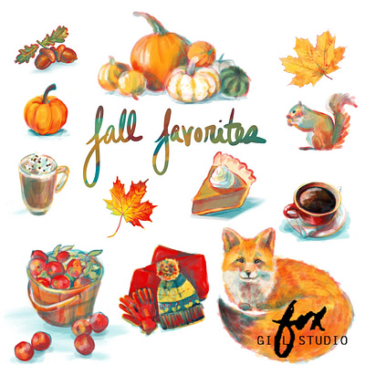 Fall clipart autumn clipart fall
