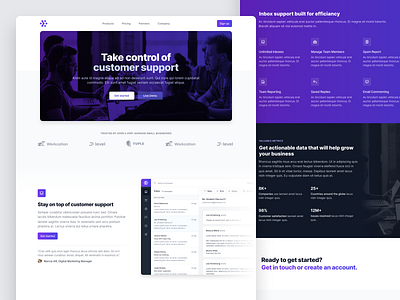 Landing page example for Tailwind UI landingpage marketing tailwind tailwindcss