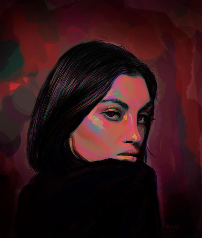 Lula Banchero art digitalpaint digitalproductdesign female femaleportrait lula painting portrait portrait painting