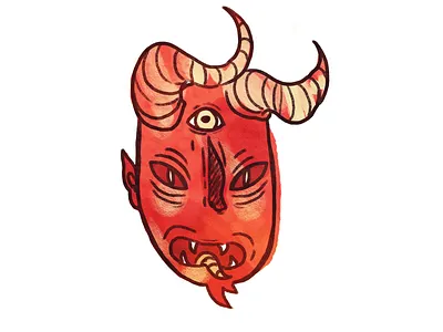 Face 2 art design doodle esoteric face illustration photoshop texture weird