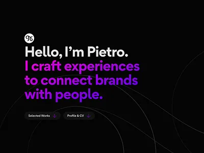 Portfolio animejs black cv designer designer portfolio magenta portfolio portfolio design portfolio page portfolio site purple ui design works