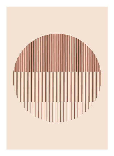 sundown abstract art print digital art digital illustration fine art geometric illustration minimal print