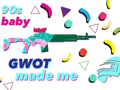 90s design design flat illustration illustrator minimal vector