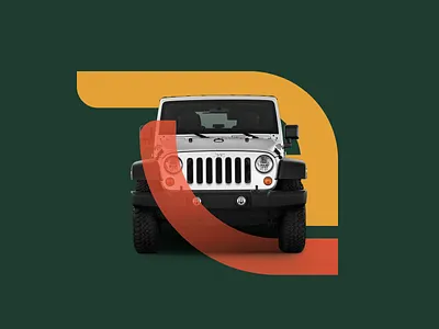 MyLift symbol usage adrenaline adventurous bold branding brandmark car rental car rental app energetic icosaedru jeep logo usage modern offroad symbol symbol design visual identity wild