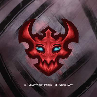 Ramon the Demon aggressive demon design illustration mascot mascot character mascot logo streaming