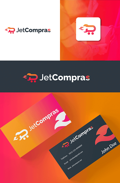 Jetcompras propuesta 1 branding design logo logotype typography vector