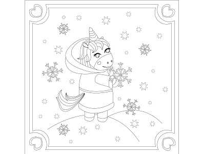 children s coloring unicorn 5 art childrens book childrens illustration coloring coloring book coloring page design illustration illustrator unicorn