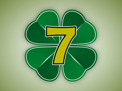 Four-leave Clover illustration logo lucky vector
