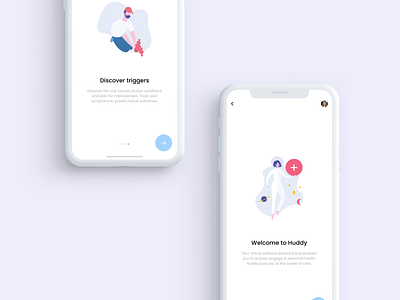 Reach your health and wellness goals! app app design application design health health app health care healthcare healthy illustrations ui ux wellness