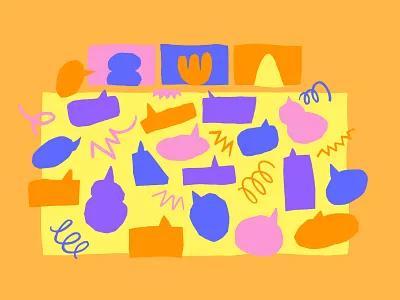 Zoom Abstraction abstract illustration abstract shapes abstract ui abstraction geometric meeting noisy talking video call video chat video conferencing virtual meeting zoom