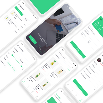 Grocery Delivery Application appdesign delivery app design ecommerce grocery app ui uidesign uiux