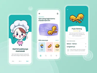 Food Recipe Mobile App app clean design ecommerce app exploration food ios mobile order recipe recipes simple ui uidesign uidesigns uxdesign