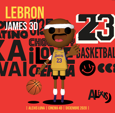 LEBRON JAMES 3D 23 basketball basketball player lebron lebronjames