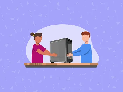 Characters illustration vector