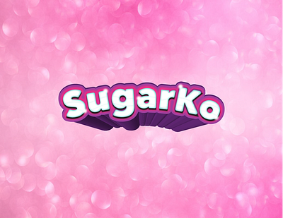 SugarKo branding design identity illustration illustrator logo typography