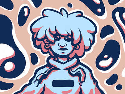 Floating Blobs Tool afro hypebeast johannesburg outside park procreate sketch south africa style vector