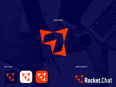 Rocket.Chat Logo Design Concept agency best dribble shot blog branding business company logo conceptual logo corporate corporate design creative illustration letter logo logo branding logo mark logo trends 2021 modern logo print r rocket