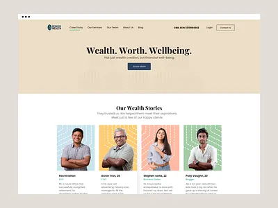 Financial advisors Landing design home landing landingpage product productdesign ui web webdesign