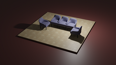 Armchair 3d blender blender3d design