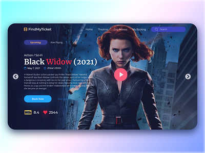 Movie ticket Booking website app art design graphic design minimal ui ux web website