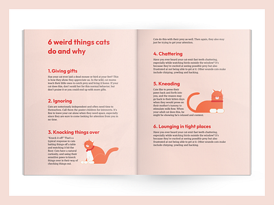 Cat Book book cat figma page layout type typography