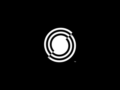 Shockwave Brandmark black black and white brand brand video branding design glitch logo monochromatic monochrome motion pulse shock shockwave sting vector wave white