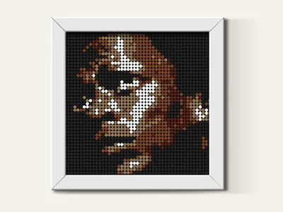 Dot MilesDavis character design illustration vector