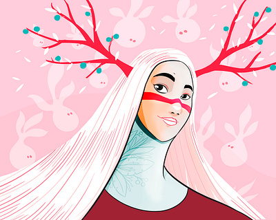 AlterNun girl illustration