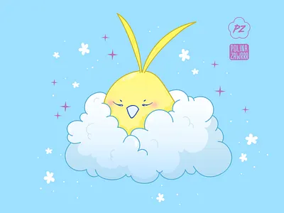 Swablu shiny bird character cute design illustration japan parrot pokeball pokemon pokemon art pokemongo shiny swablu vector