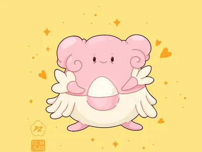 Blissey adobe illustrator character cute design egg illustration japan pokeball pokemon pokemon art pokemon go vector wacom