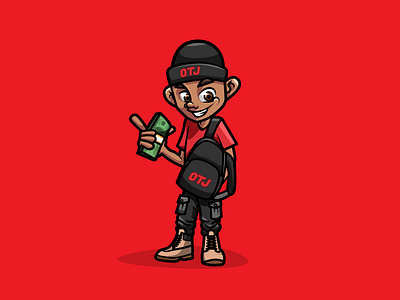 Urban Cartoon character cartoon cartoon character character city design gangster illustration mascot mascot character mascot design money swag urban vector