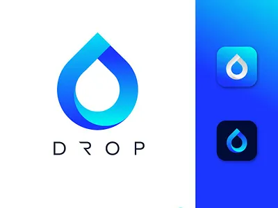 Drop clever logo cleverlogo drop fiverr fiverr design fiverr.com fiverrgigs lion minimal minimalist logo modern logo water