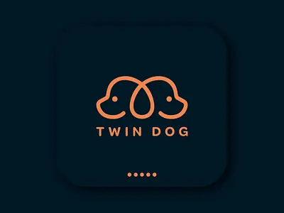Twin Dog clever logo cleverlogo dogs fiverr fiverr design fiverr.com fiverrgigs lion logo designer logo mark logo world logodesign minimal minimalist logo minimalistic modern logo twin