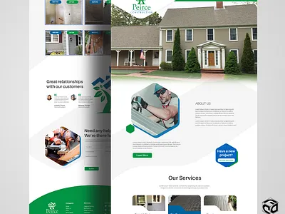 Peirce Construction Web Design