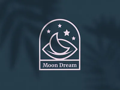 Moon Dream free logo concept bed bedding bedding and linen bedding products bedtime free logo logo concept moon moonlight moonshine night pillow pillows sleep sleeping sleeping beauty sleepy star starry sky template