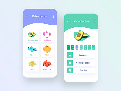 Eco App app app design design illustrations minimal ui ux