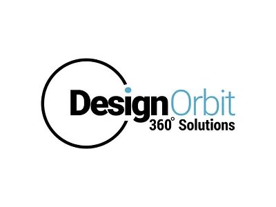 Design Orbit 360 degree architect black blue brand identity branding graphicdesign logo solutions studio visual identity