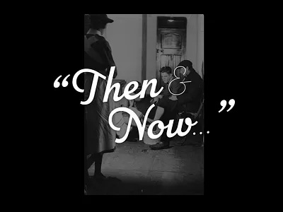 Then & Now... branding design flat interaction logo ui ux website website design